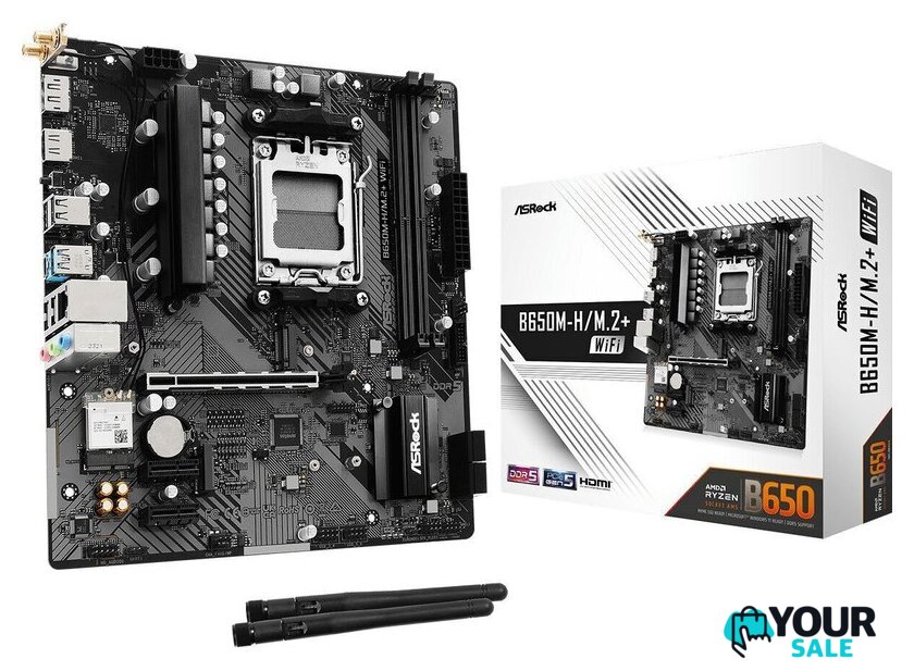 Материнская плата ASRock B650M-H/M.2+ WiFi - Изображение №5 — Интернет-магазин Your Sale
