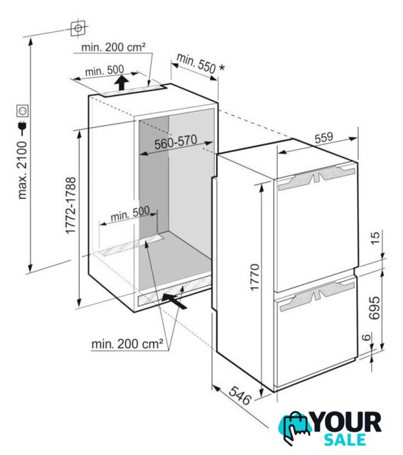 Холодильник Liebherr ICNd 5123 Plus NoFrost 5123-22001 - Изображение №20 — Интернет-магазин Your Sale