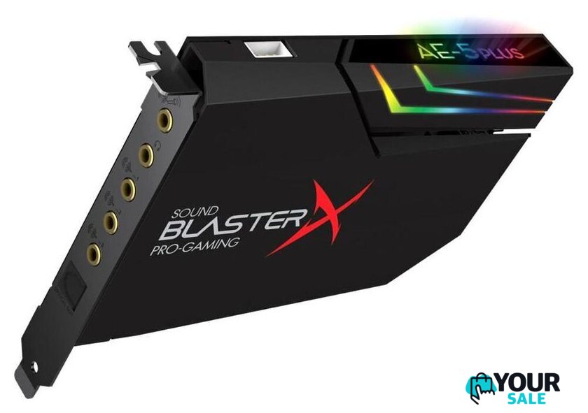 Внутренняя звуковая карта Creative Sound Blaster X AE-5 Plus - Изображение №3 — Интернет-магазин Your Sale