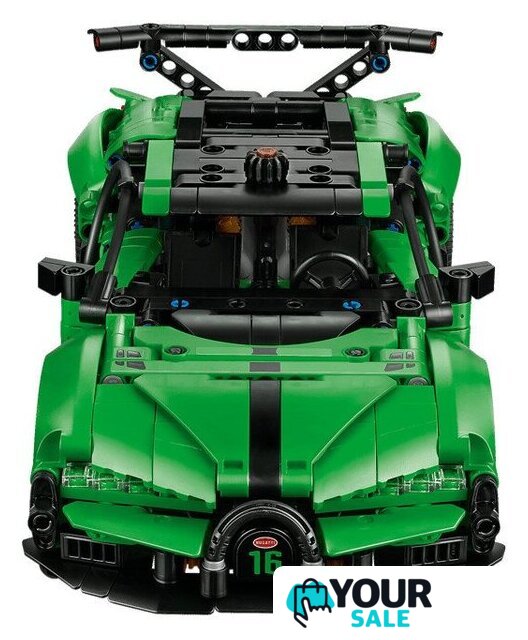 Конструктор LEGO Technic 42241 Green Bugatti Chiron Pur Sport Hypercar - Изображение №2 — Интернет-магазин Your Sale