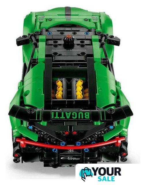 Конструктор LEGO Technic 42241 Green Bugatti Chiron Pur Sport Hypercar - Изображение №6 — Интернет-магазин Your Sale
