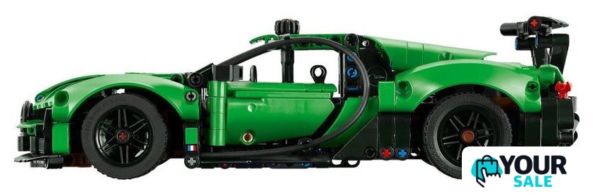 Конструктор LEGO Technic 42241 Green Bugatti Chiron Pur Sport Hypercar - Изображение №3 — Интернет-магазин Your Sale