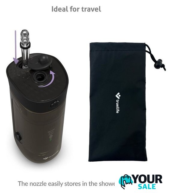 Ирригатор  TrueLife Aquafloss Mini M50 (черный) - Изображение №7 — Интернет-магазин Your Sale