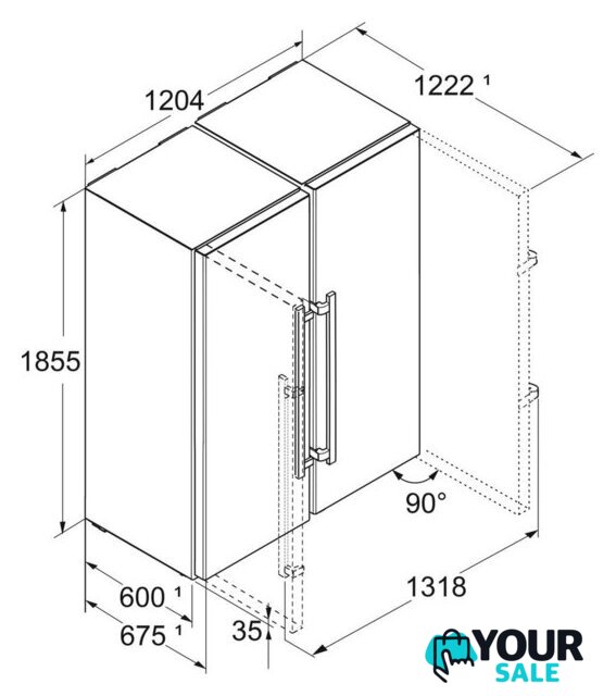 Холодильник side by side Liebherr XRFsd 5230 Plus NoFrost 5230-22001 - Изображение №4 — Интернет-магазин Your Sale