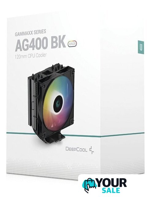 Кулер для процессора DeepCool AG400 BK ARGB R-AG400-BKANMC-G-2 - Изображение №10 — Интернет-магазин Your Sale