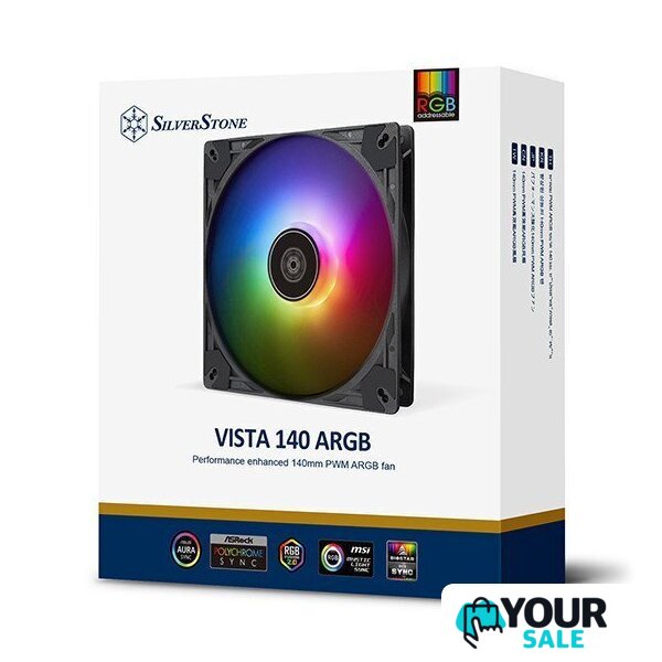 Вентилятор для корпуса SilverStone Vista 140 ARGB SST-VS140B-ARGB - Изображение №7 — Интернет-магазин Your Sale