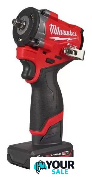 Гайковерт Milwaukee M12 FCIWF38G3-502X Fuel 4933493452 (с 2-мя АКБ, кейс) - Изображение №2 — Интернет-магазин Your Sale