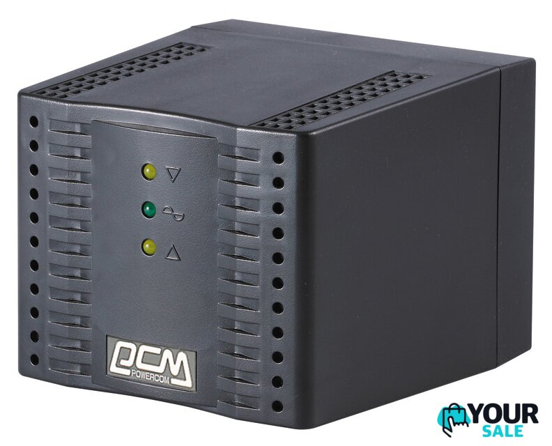 Стабилизатор напряжения Powercom TCA-3000 (черный) - Изображение №1 — Интернет-магазин Your Sale