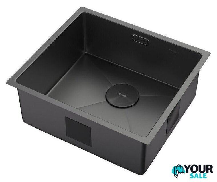 Кухонная мойка ZorG Zerox 49 U / IF Zurinox PVD Gunblack - Изображение №2 — Интернет-магазин Your Sale