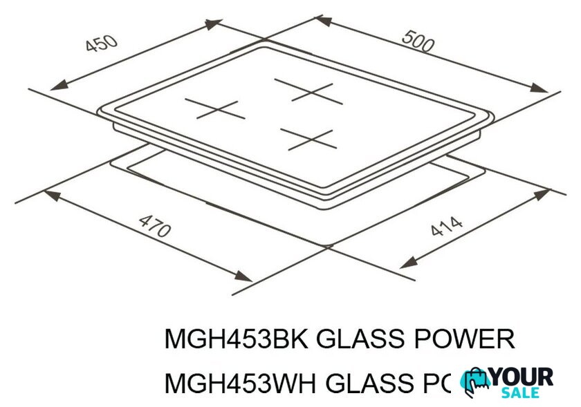 Варочная панель Meferi MGH453WH Glass Power - Изображение №17 — Интернет-магазин Your Sale