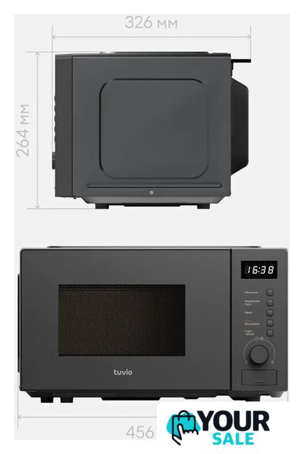 Микроволновая печь Tuvio MW03GB - Изображение №14 — Интернет-магазин Your Sale