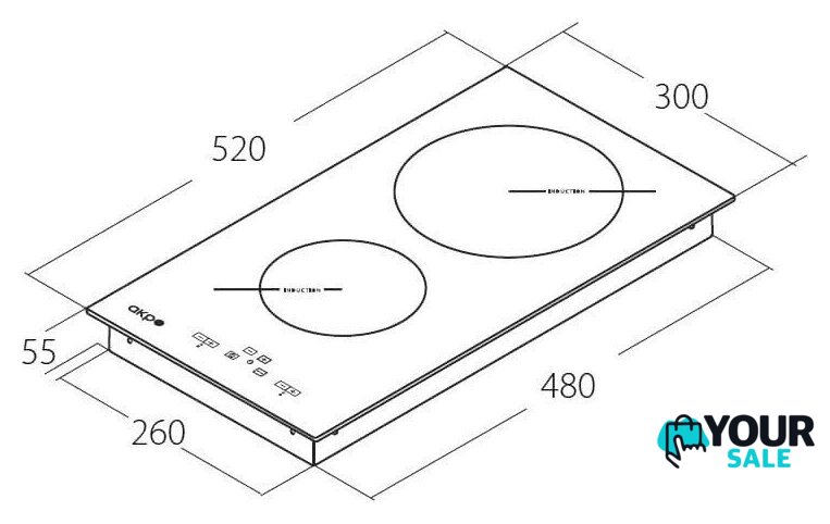 Варочная панель Akpo PIA 30 825 02 - Изображение №3 — Интернет-магазин Your Sale