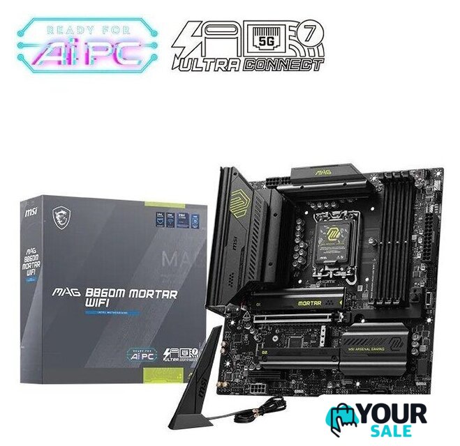 Материнская плата MSI MAG B860M Mortar WiFi - Изображение №6 — Интернет-магазин Your Sale