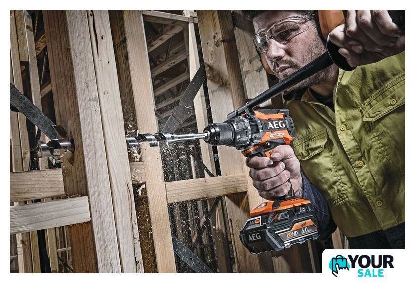 Ударная дрель-шуруповерт AEG Powertools BSB 18BL LI-602C 4935464100 (с 2-мя АКБ 6 Ач, кейс) - Изображение №4 — Интернет-магазин Your Sale