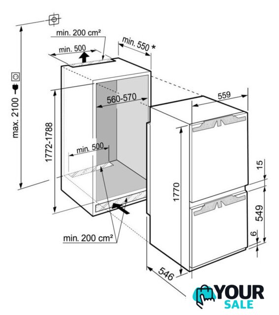 Холодильник Liebherr ICBd 5122 Plus - Изображение №3 — Интернет-магазин Your Sale