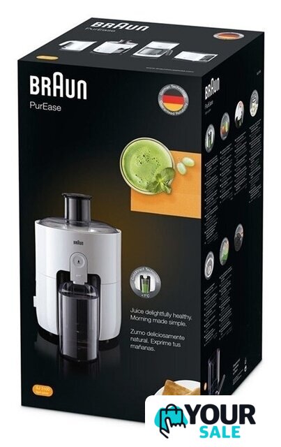 Соковыжималка Braun SJ3100 (белый) - Изображение №8 — Интернет-магазин Your Sale