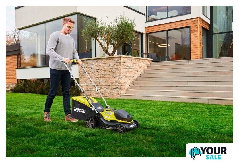 Газонокосилка Ryobi RY18LMX37A-150 (с АКБ 5 Ah) - Изображение №2 — Интернет-магазин Your Sale