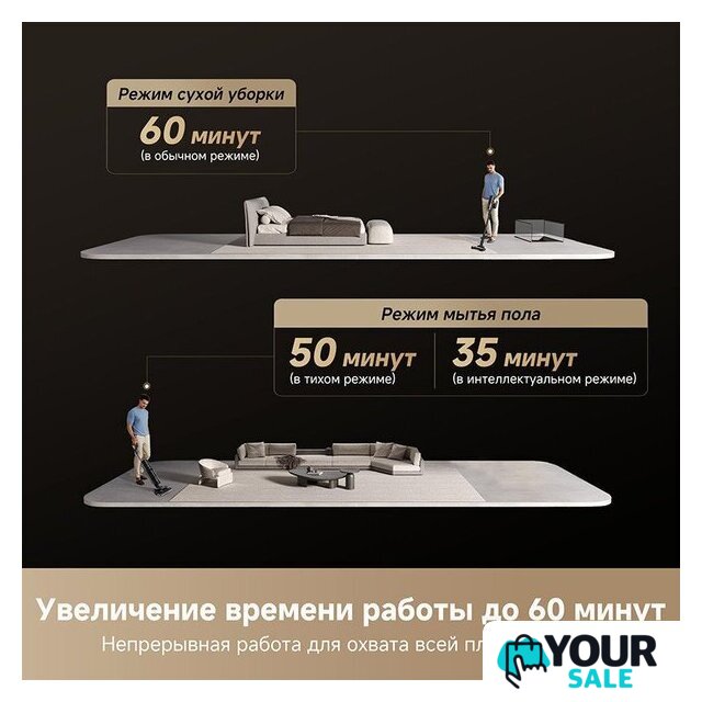 Пылесос Dreame H12 Dual FlexReach Wet and Dry Vacuum HHV31A (евровилка, черный) - Изображение №15 — Интернет-магазин Your Sale