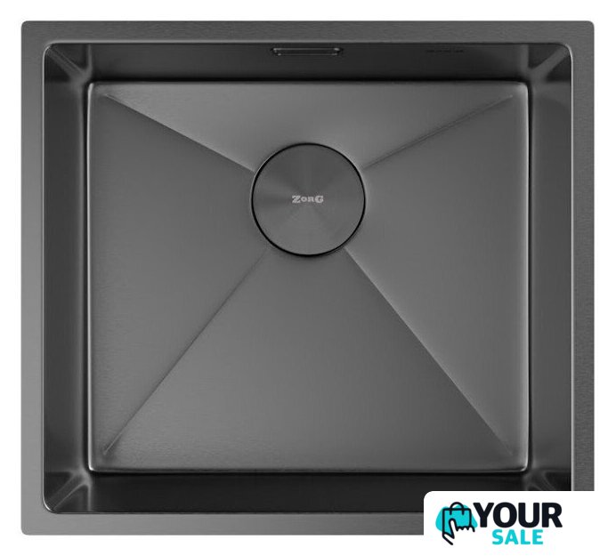 Кухонная мойка ZorG Zerox 49 U / IF PVD Gunblack - Изображение №3 — Интернет-магазин Your Sale