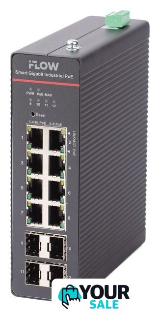 Настраиваемый коммутатор iFlow F-SW-IM612HPOE-PM-8G4GO - Изображение №1 — Интернет-магазин Your Sale