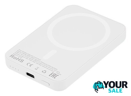 Внешний аккумулятор uBear Flow 5000mAh PB10WH5000-PDM (белый) - Изображение №2 — Интернет-магазин Your Sale
