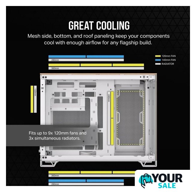 Корпус Corsair 2500X CC-9011288-WW - Изображение №6 — Интернет-магазин Your Sale