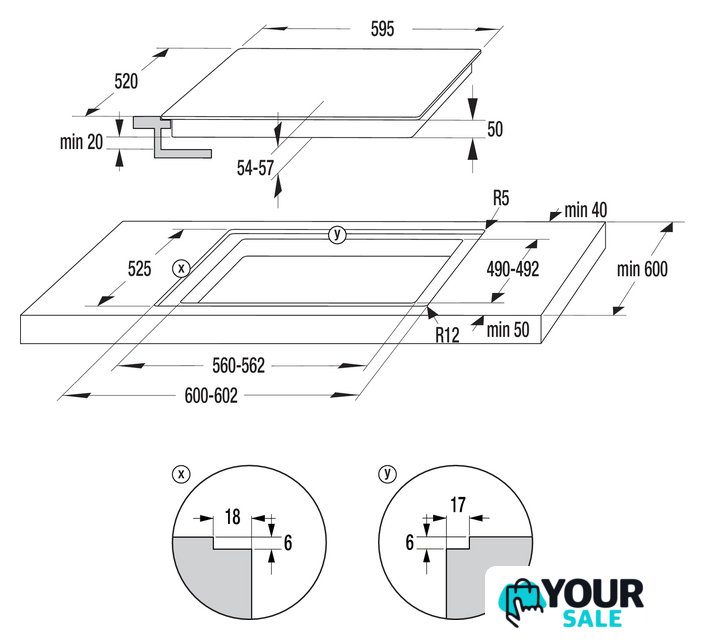 Варочная панель Gorenje ECT643BSC - Изображение №5 — Интернет-магазин Your Sale