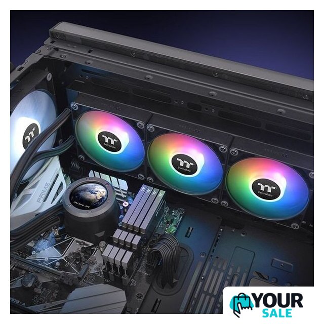 Система жидкостного охлаждения для процессора Thermaltake TH360 V2 Ultra ARGB Sync CL-W384-PL12SW-A - Изображение №6 — Интернет-магазин Your Sale