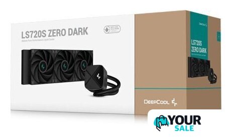 Система жидкостного охлаждения для процессора DeepCool LS720S Zero Dark R-LS720-BKNNMM-G-1 - Изображение №2 — Интернет-магазин Your Sale