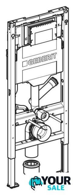 Инсталляция для унитаза Geberit Duofix 111.364.00.6 - Изображение №2 — Интернет-магазин Your Sale