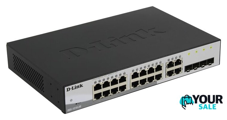 Управляемый коммутатор 2-го уровня D-Link DGS-1210-20/F1A - Изображение №1 — Интернет-магазин Your Sale