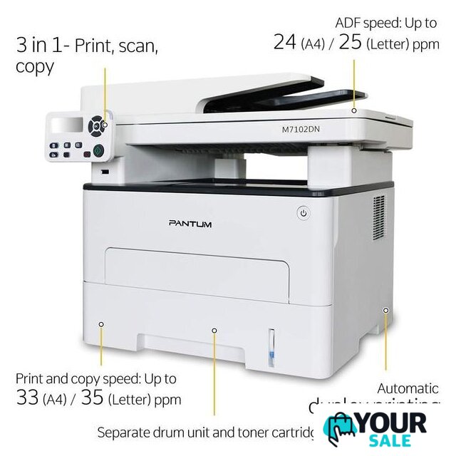 МФУ Pantum M7102DN - Изображение №2 — Интернет-магазин Your Sale