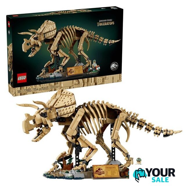 Конструктор LEGO Jurassic World 77985 Окаменелости динозавров: Трицератопс - Изображение №1 — Интернет-магазин Your Sale