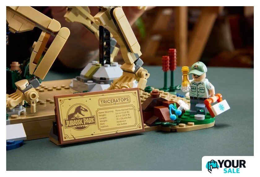 Конструктор LEGO Jurassic World 77985 Окаменелости динозавров: Трицератопс - Изображение №14 — Интернет-магазин Your Sale