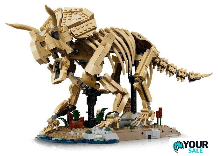 Конструктор LEGO Jurassic World 77985 Окаменелости динозавров: Трицератопс - Изображение №4 — Интернет-магазин Your Sale