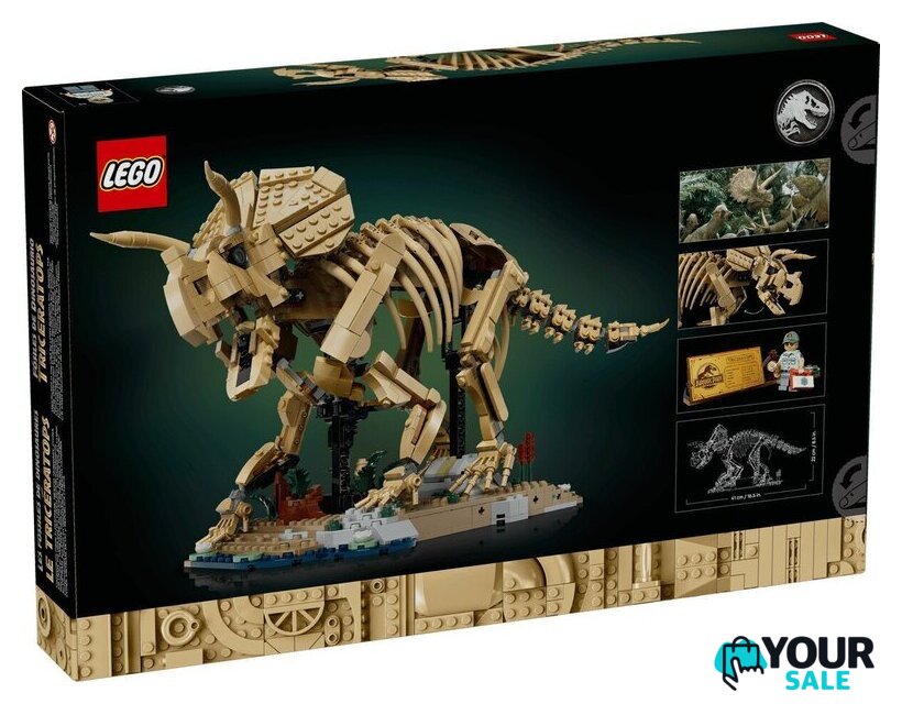 Конструктор LEGO Jurassic World 77985 Окаменелости динозавров: Трицератопс - Изображение №17 — Интернет-магазин Your Sale