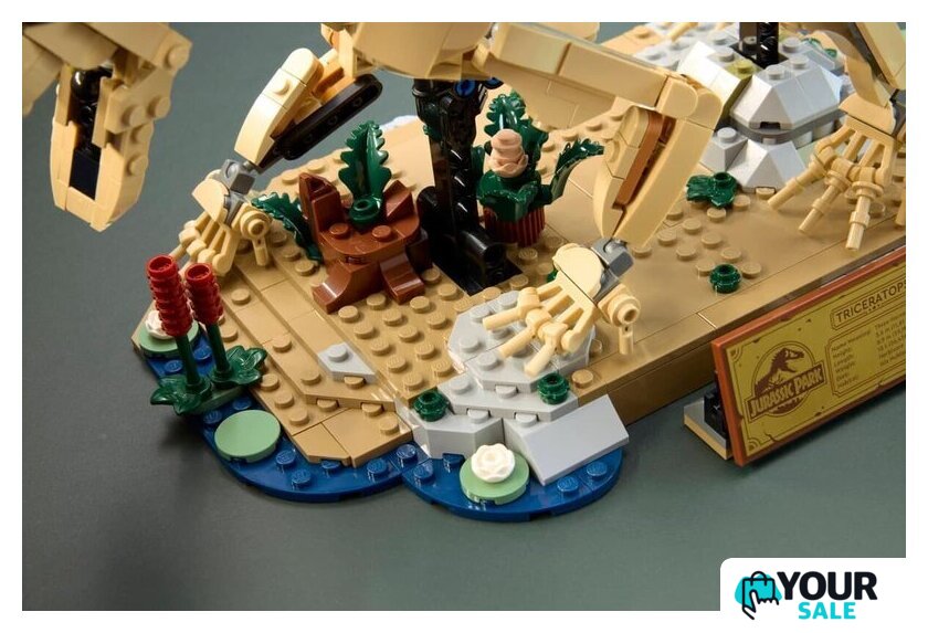 Конструктор LEGO Jurassic World 77985 Окаменелости динозавров: Трицератопс - Изображение №13 — Интернет-магазин Your Sale