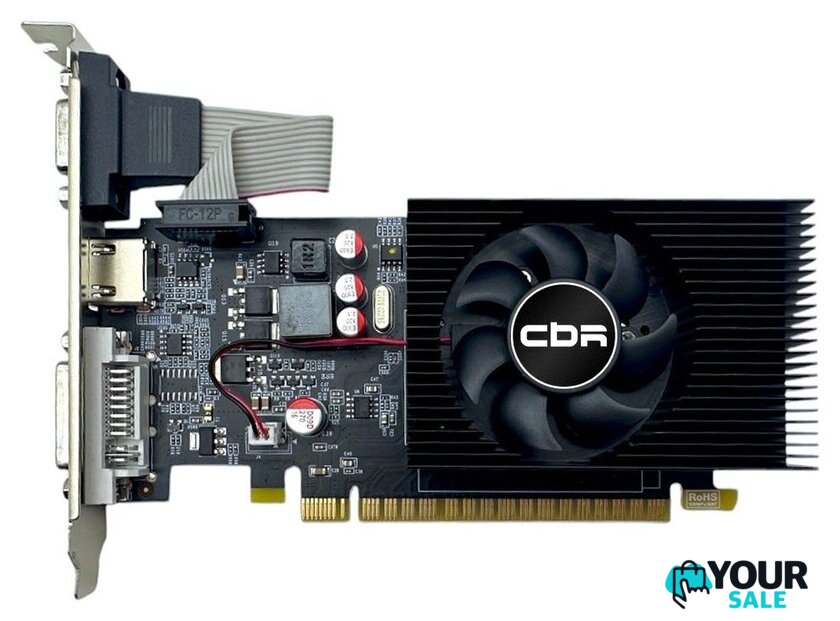 Видеокарта CBR GeForce GT 730 2GB DDR3 VGA-STXT730-2G-RTL - Изображение №1 — Интернет-магазин Your Sale