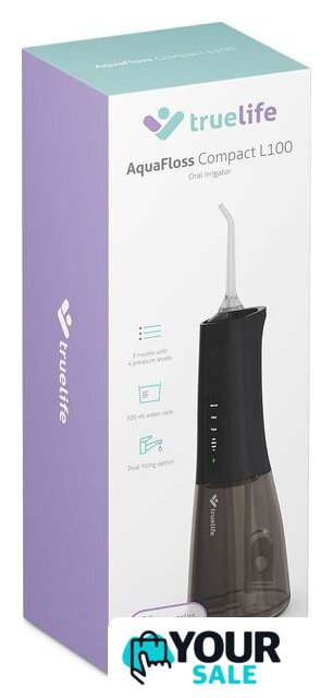 Ирригатор  TrueLife AquaFloss Compact L100 (черный) - Изображение №12 — Интернет-магазин Your Sale
