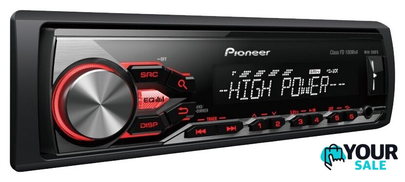 USB-магнитола Pioneer MVH-280FD - Изображение №2 — Интернет-магазин Your Sale