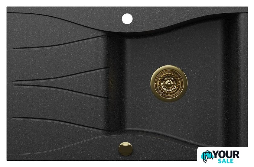 Кухонная мойка Kernau KGS O 6078 1B1D Black Metallic - Изображение №4 — Интернет-магазин Your Sale