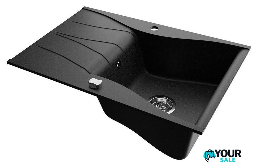 Кухонная мойка Kernau KGS O 6078 1B1D Black Metallic - Изображение №2 — Интернет-магазин Your Sale