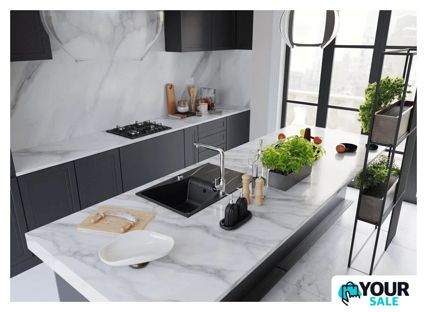 Кухонная мойка Kernau KGS O 6078 1B1D Black Metallic - Изображение №7 — Интернет-магазин Your Sale