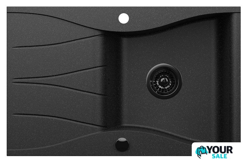 Кухонная мойка Kernau KGS O 6078 1B1D Black Metallic - Изображение №3 — Интернет-магазин Your Sale
