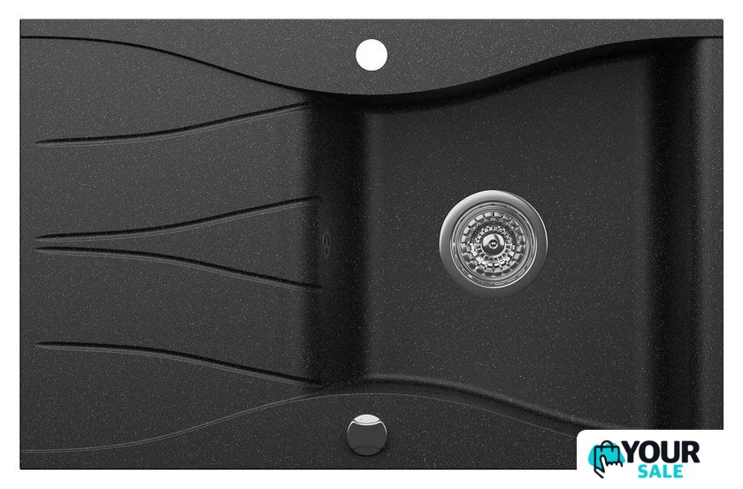 Кухонная мойка Kernau KGS O 6078 1B1D Black Metallic - Изображение №1 — Интернет-магазин Your Sale