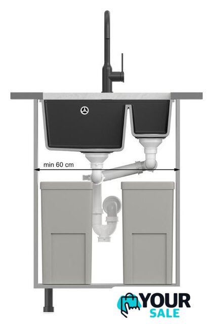 Кухонная мойка Quadron HCQL5646U5-G1_I - Изображение №4 — Интернет-магазин Your Sale