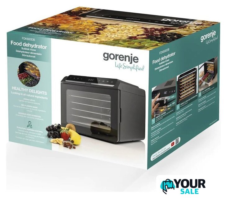 Сушилка для овощей и фруктов Gorenje FDK600DB - Изображение №6 — Интернет-магазин Your Sale