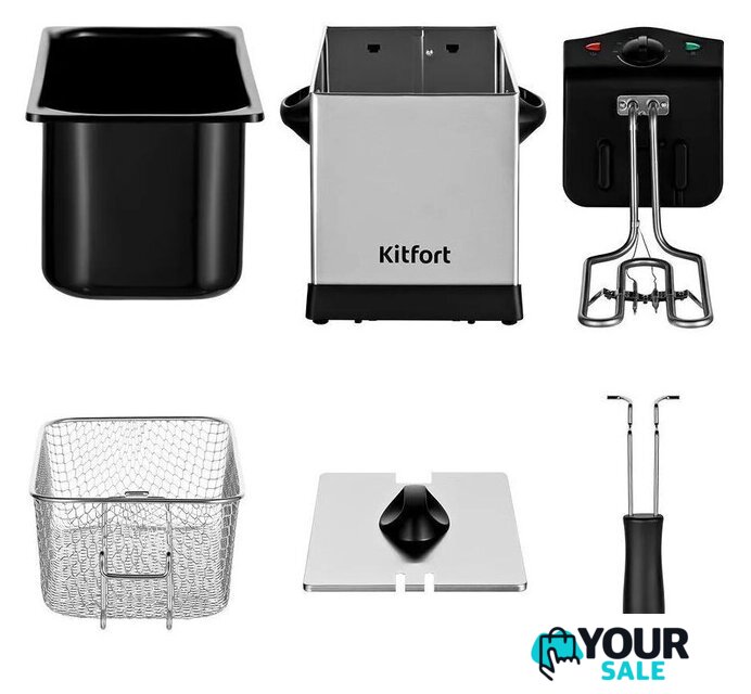 Фритюрница Kitfort KT-4051 - Изображение №7 — Интернет-магазин Your Sale