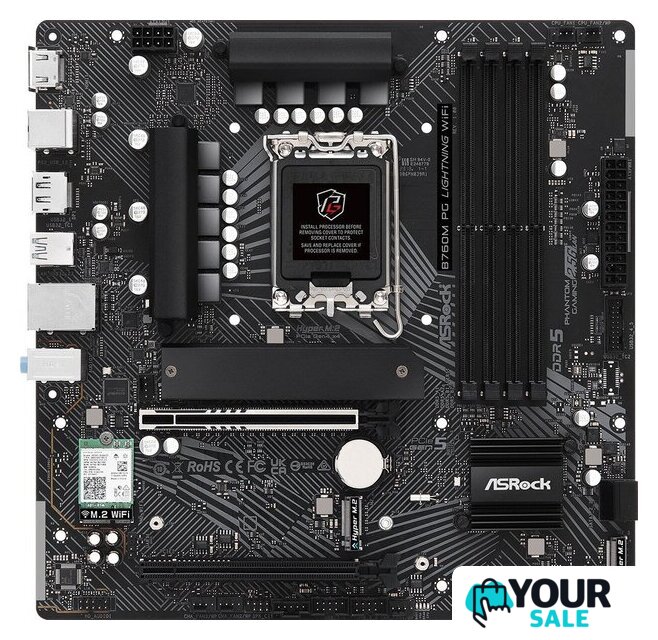 Материнская плата ASRock B760M PG Lightning WiFi - Изображение №1 — Интернет-магазин Your Sale