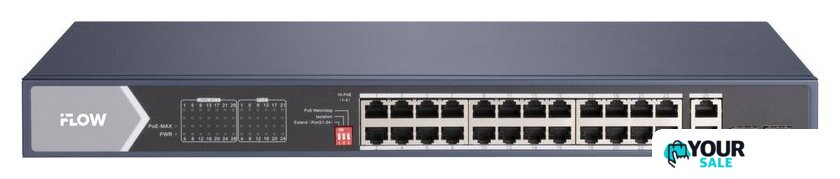 Неуправляемый коммутатор iFlow F-SW-EU628HPOE-V - Изображение №1 — Интернет-магазин Your Sale